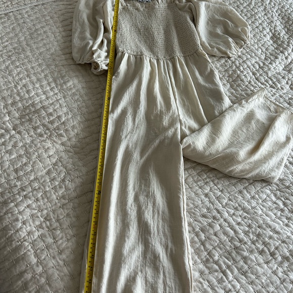 Ivy City Co Arianna Jumpsuit; Size M; Cream - Picture 11 of 13